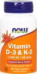 Now Foods Vitamin D3 a K2 1000 IU 120…