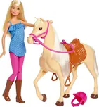 Mattel Barbie s koňem FXH13
