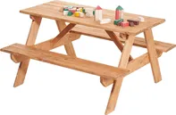 ČistéDřevo Dřevěná dětská lavice se stolem