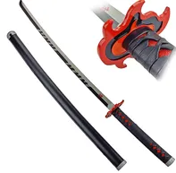 Chladné zbraně Ninchirin Katana Tanjiro Kamado Flame Sword Demon Slayer