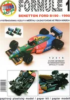 Formule 1: Benetton Ford B190-1990 1:24 - Nakladatelství MegaGraphic