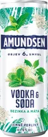Amundsen Vodka & soda bezinka/máta 250 ml