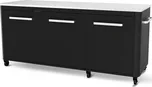 Venkovní stůl Cozze XL 180 x 60 cm černý
