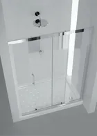 Inka Posuvné sprchové dveře do niky 157-165 cm čiré