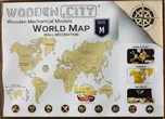 Wooden City Dřevěná mapa světa velikost…