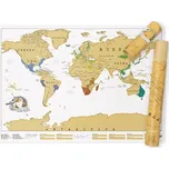 Luckies Stírací mapa světa