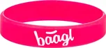 BAAGL Svítící náramek Logo růžový 18 cm