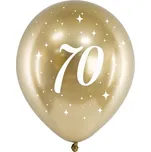 PartyDeco Balónek s číslem 70 zlatý 30…
