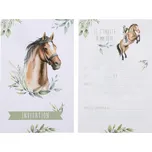 Santex Party pozvánky závodní koně 6 ks