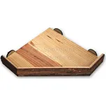 Kerbl Terasa rohová 26 x 26 x 4 cm hnědá