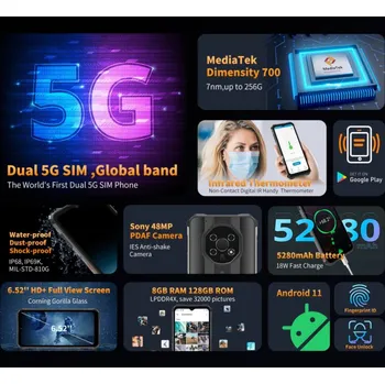 Oukitel WP13 - funkce