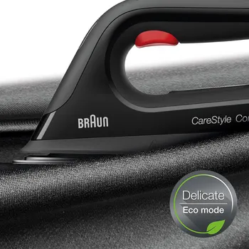 eco režim žehlička Braun CareStyle Compact, IS 2058 BK