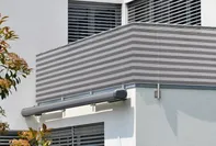 Detex Balkonová zástěna šedá/bílá 150 g/m2 1,2 x 10 m