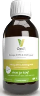 Vegetology Opti3 Omega-3 EPA & DHA Liquid + Vitamin D3 bez příchutě 150 ml