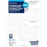 Filofax náplň do diáře A5 týdenní 2022