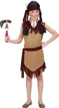 Widmann Hnědý dívčí kostým Indiánka 140