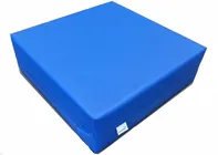 Halcamp Rehabilitační sedací kvádr nepromokavý potah 40 x 40 x 12 cm modrý