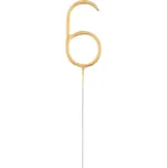 Godan Prskavka na dort číslo 6 zlatá 17…