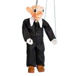 Mašek Loutka Spejbl dřevěný 27 cm