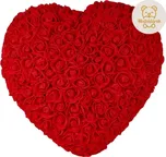 Medvídárek Srdce z růží 26 cm světle…