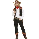 Widmann Dětský kostým kovboj hnědý/černý