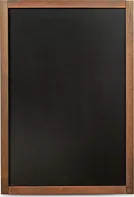 2x3 Tabule na křídy v dřevěném rámu 60 x 87 cm černá