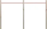 Venkovní hrazda 272 x 170 cm borovice