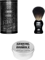 Hawkins & Brimble Štětka na holení + krém na holení dárková sada v tubě