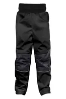 WAMU Softshellové kalhoty zateplené černé