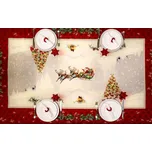 Vánoční ubrus s motivem Santy 140 x 300…
