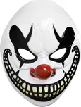 Amscan Maska šíleného klauna bílá
