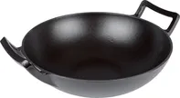 Grillmeister Litinová grilovací pánev wok 31,5 cm