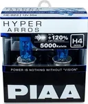 PIAA Hyper Arros 5000 K H4 + 120 % 2 ks
