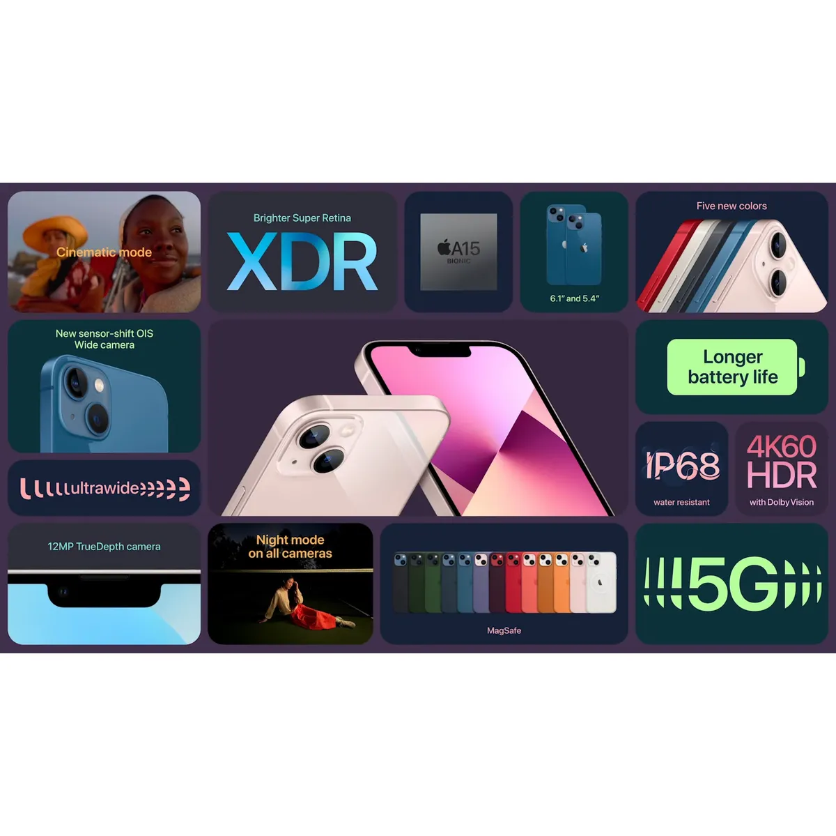 mobilní telefon Apple iPhone 13