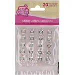 FunCakes Jedlé diamanty čiré 20 ks