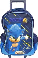 GIM Školní batoh na kolečkách 25 l 48 x 33 x 25 cm Ježek Sonic