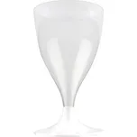 Santex Skleničky na víno plastové bílé…