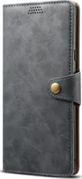 Lenuo Leather pro Samsung Galaxy M31s šedé