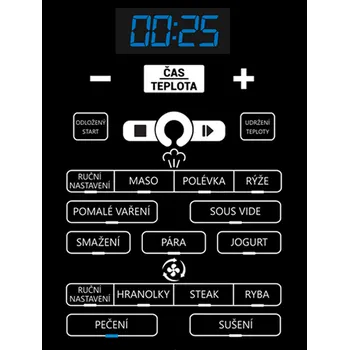 TESLA EliteCook K80 Deluxe displej