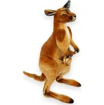 Plyšový klokan s mládětem 98 cm