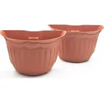 Bama Gerla Style 2 ks 26 cm terakotový