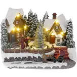 MagicHome Vánoční vesnice 9 LED teplá…