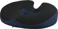 Qmed Kruhový ergonomický podsedák 45 x 38 x 10 cm modrý/černý