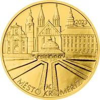 Česká mincovna Městská památková rezervace Kroměříž 5000 Kč 2023 zlatá mince Standard 15,55 g