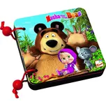 BINO Dřevěná knížka Máša a medvěd