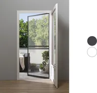 Livarno Home 0028100673 hliníkový dveřní rám se síťkou proti hmyzu 1 x 2,1 m antracitová/antracitová