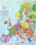 Nástěnná mapa Evropy s PSČ - ČESMAD…