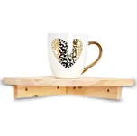 ČistéDřevo Dřevěná nástěnná police…