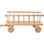 ČistéDřevo Dřevěný dětský vozík