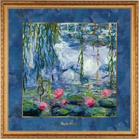 Goebel Malba na porcelánu 68 x 68 cm Claude Monet Lekníny pod vrbami